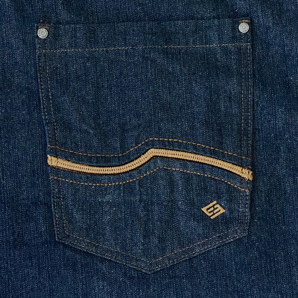 Vintage Enyce by Sean Combs men's baggy denim jort/shorts waist size 48 - Picture 7 of 14